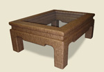#4300 Cocktail Table with Glass Top