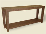 #100 Parsons Table with Shelf