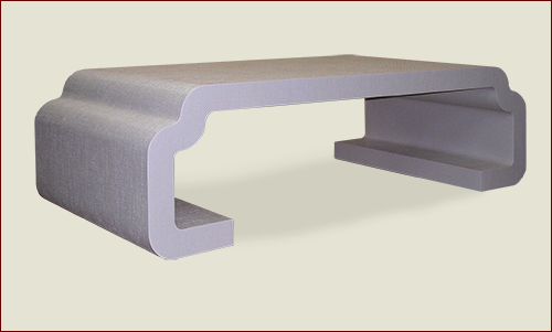 #1675 Curved Cocktail Table - Product ID 097-15